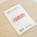  Valentines Personalized name hair clips
