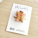  Hand Felted Wool Hair Clip