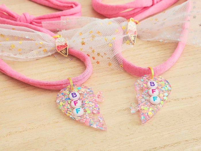 Valentine's BFF necklace set