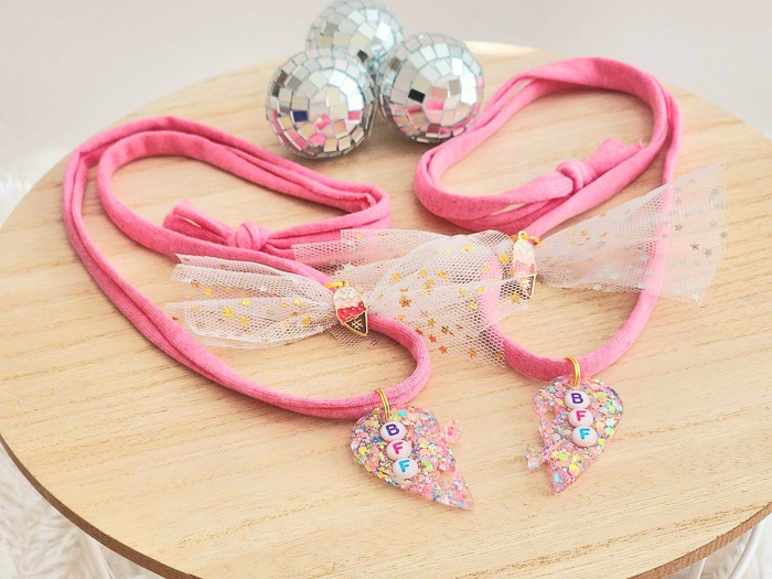 Valentine's BFF necklace set
