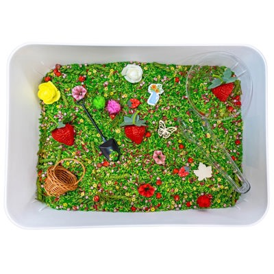Strawberry Sensory Bin