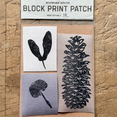 Seeds Block Print Patch Set