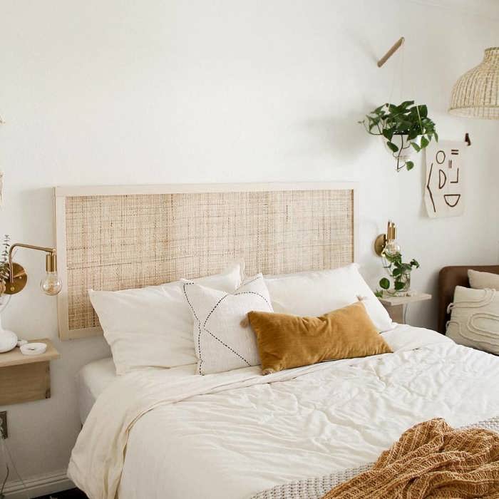 Neutral Woven Boho Pillow/ Nursery Throw Pillow/ 18"x18"/ Cream Pillow/ Gifts for her