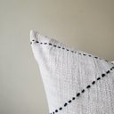  Neutral Woven Boho Pillow/ Nursery Throw Pillow/ 18"x18"/ Cream Pillow/ Gifts for her
