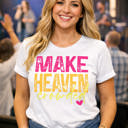  Make Heaven Crowded Christian T-Shirt | Faith Based Shirt | Evangelism Tee | Christian Gift for Women | Church Shirt | Religious Graphic Tee