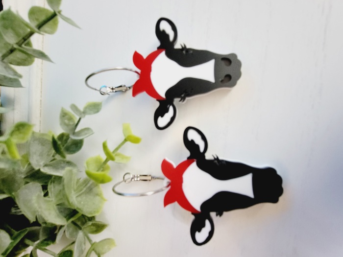 Cow Dangle Earrings