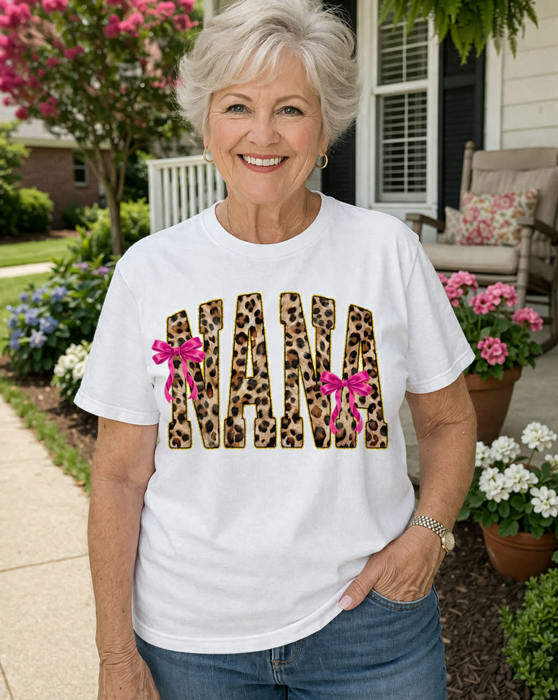 Leopard Nana Tee