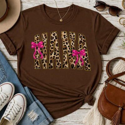 Leopard Nana Tee