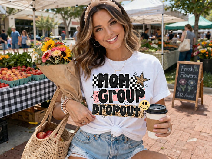 Mom Group Dropout Tee