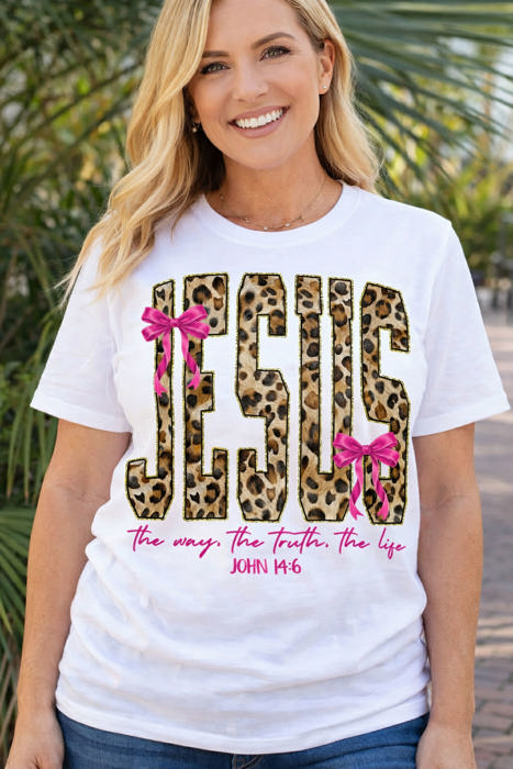 Leopard Jesus Tee
