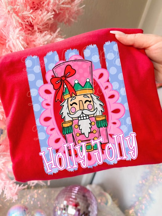 Adult Holly Jolly Nutcracker Tee