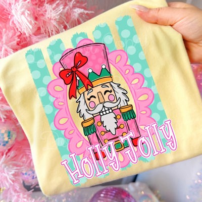 Adult Holly Jolly Nutcracker Tee