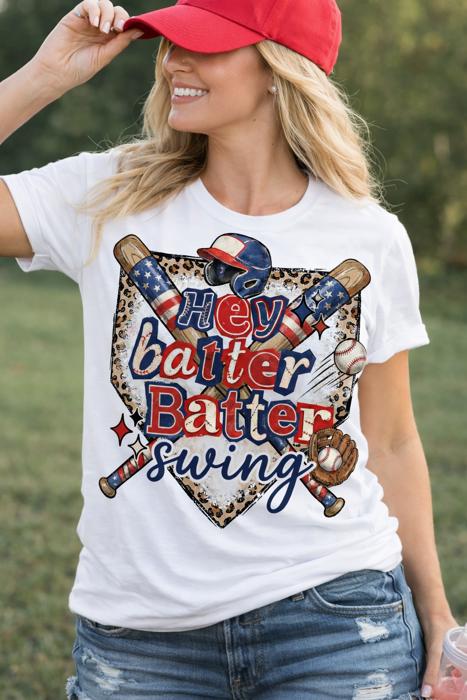 Hey Batter Batter Swing Tee