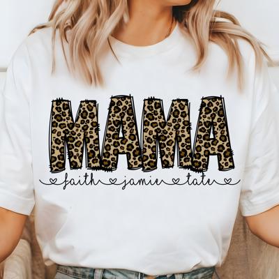 Leopard Mama Personalized Tee 
