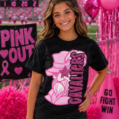 Adult Pink Out Cavaliers Spiritwear Tee