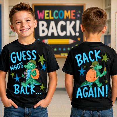 Blue Gator Guess who Back Tee