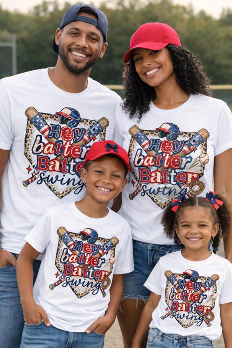 Hey Batter Batter Swing Tee