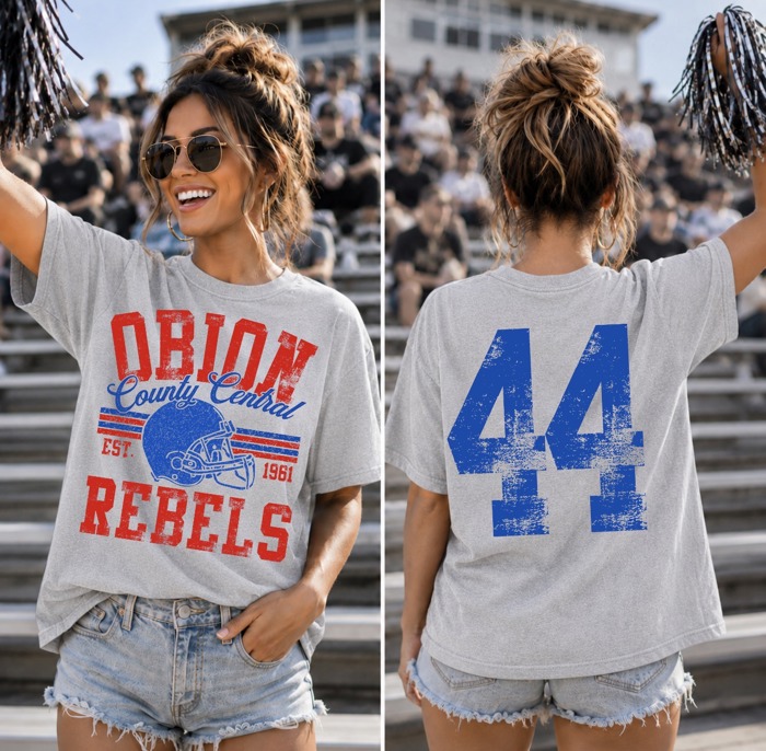 Youth Personalized Football Tee