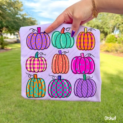 Adult neon Pumpkin Tee