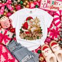  Adult Every Knee Shall Bow  Faux Embroidery Tee
