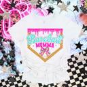  Baseball Momma Drip Tee