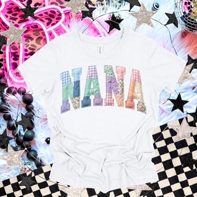 Nana Faux Embroidered Tshirt
