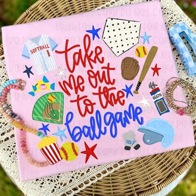 Take me out to the Softball Game Tee