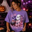  Adult Everything Is Fine Ghost Tee