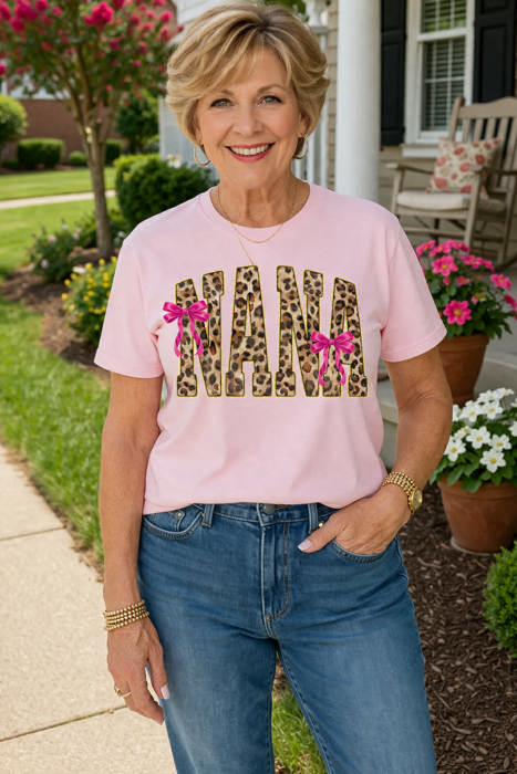 Leopard Nana Tee