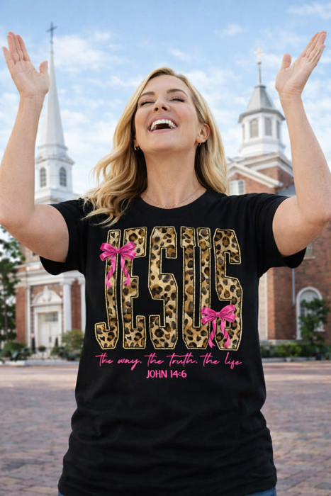 Leopard Jesus Tee