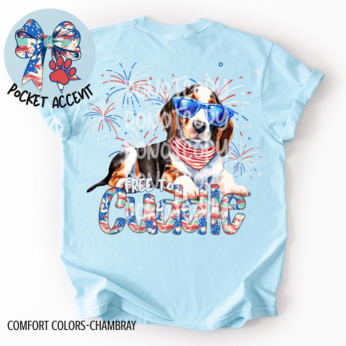 Beagle Free to Cuddle T-Shirt