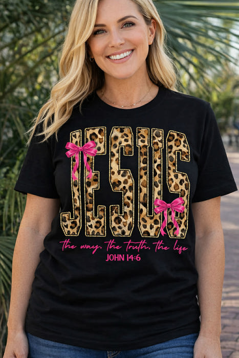 Leopard Jesus Tee