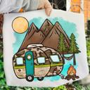  Leopard Camping Tshirt