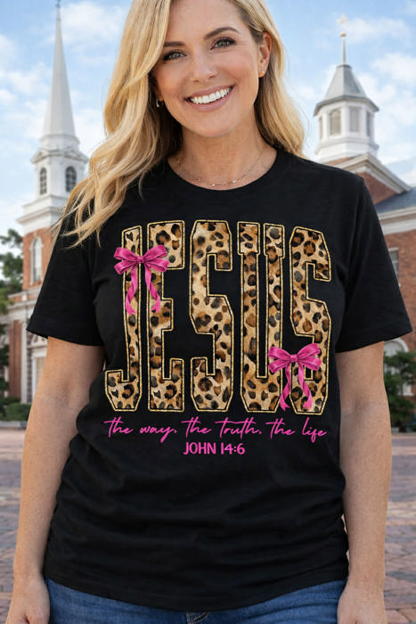 Leopard Jesus Tee