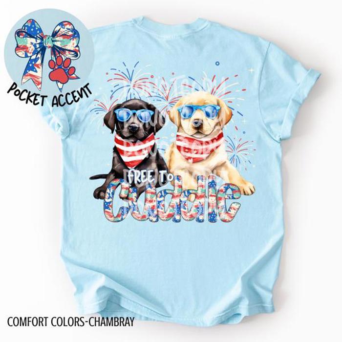 Americana Free to Cuddle Graphic Tee