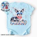XXXL Boston Terrier Americana Free to Cuddle Graphic Tee
