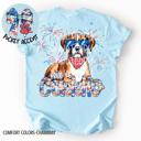 Medium Boxer Americana Free to Cuddle Graphic Tee