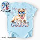 XXL Chow Chow Americana Free to Cuddle Graphic Tee