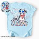 Medium Great Dane Americana Free to Cuddle Graphic Tee