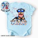 XL Rottie Spaniel Americana Free to Cuddle Graphic Tee