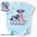 XXL Schnauzer Americana Free to Cuddle Graphic Tee