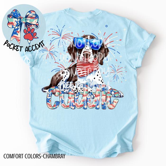 German Short HairPointer Free to Cuddle T-Shirt