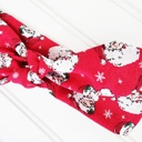  Knotted Headband - Vintage Santa