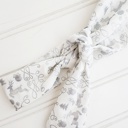  Knotted Headband - Silver Reindeer