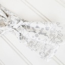  Knotted Headband - Silver Reindeer