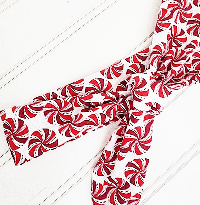 Knotted Headband - Peppermints