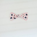  Hair Bow - Baseball Print