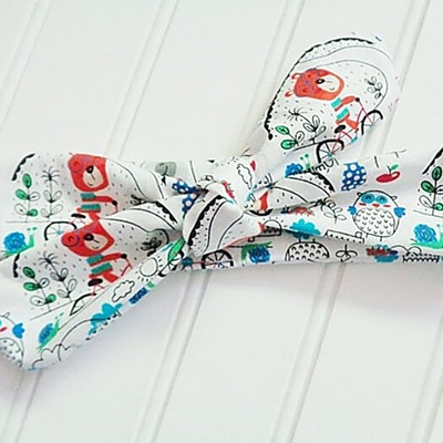 Knotted Headband - Animals at Play