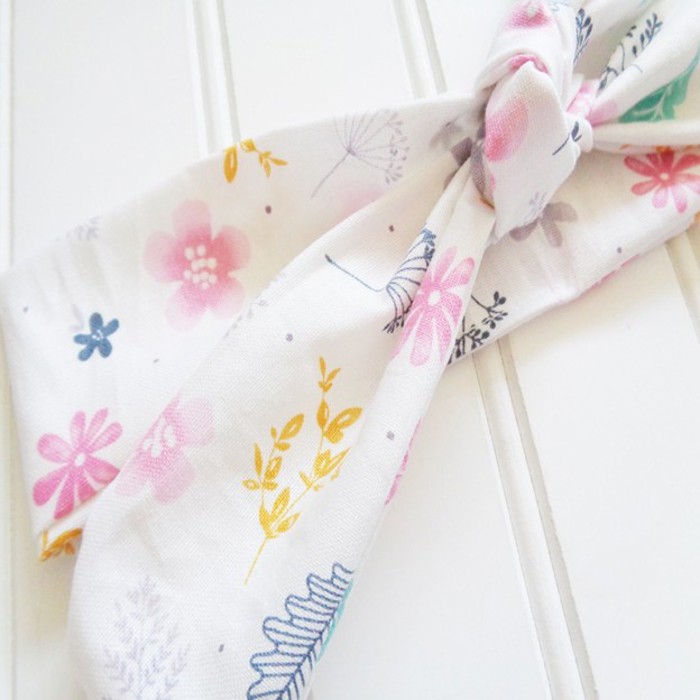 Knotted Headband - Flowers