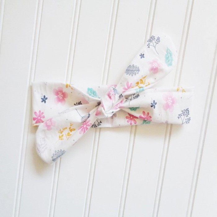Knotted Headband - Flowers